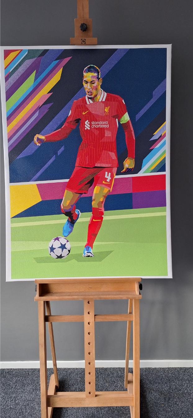 20251113_152214 Virgil van Dijk Liverpool 78 x 115 cm origineel