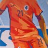 Frenkie de Jong Nederlands elftal 78 x 115 cm origineel