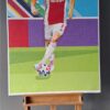 Kenneth Taylor Ajax 78 x 120 cm origineel