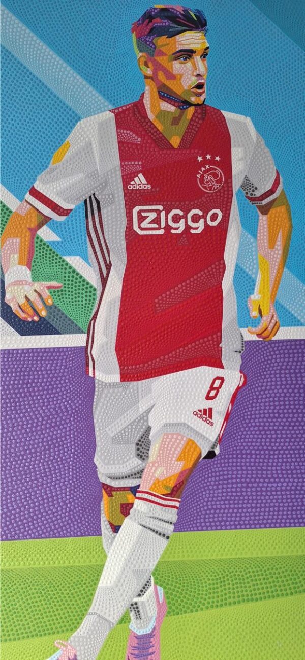 Kenneth Taylor Ajax 78 x 120 cm origineel