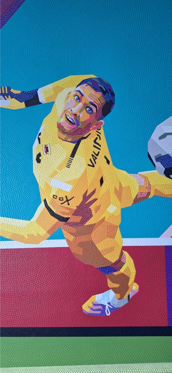 20251113_155052 Jari de Busser Go ahead eagles 78 x 115 cm origineel