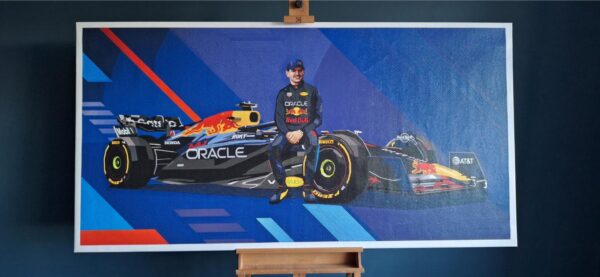 20251113_160306 Max Verstappen origineel Formule 1 90 x 180 cm