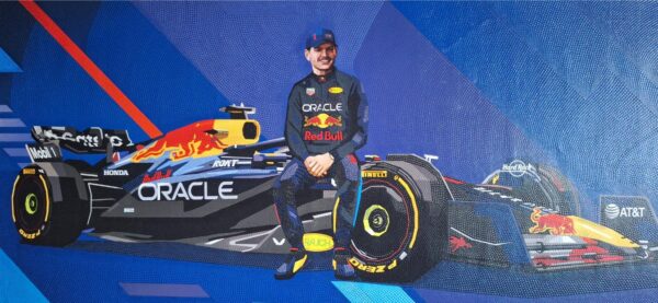 20251113_160324 Max Verstappen origineel Formule 1 90 x 180 cm