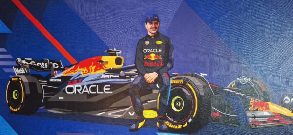 20251114_093521 Max Verstappen origineel Formule 1 90 x 180 cm