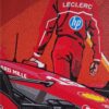 20251114_094224 Charles Leclerc Formule origineel 90 x 180 cm
