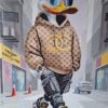 Daffy Duck with Breitling original 100 x 105 cm